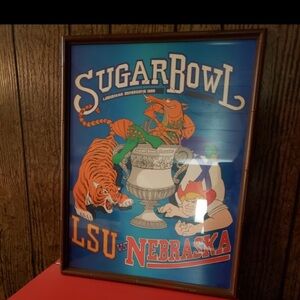 Sugar Bowl 1987 Framed Poster